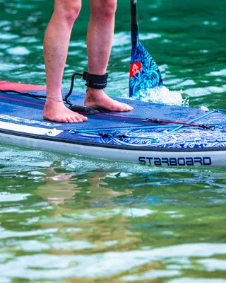 Весло для SUP Starboard Enduro Tiki Tech Lite Paddle — вид сбоку