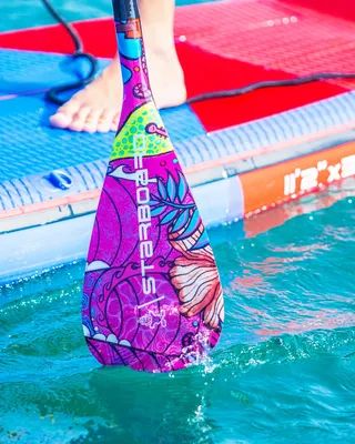 Весло для SUP Starboard Enduro Tiki Tech Sun Paddle — вид сбоку