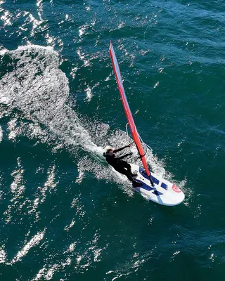 Виндсёрф-доска Starboard GO 152 Windsurf Board — вид сбоку