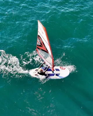 Виндсёрф-доска Starboard GO 152 Windsurf Board — вид сверху
