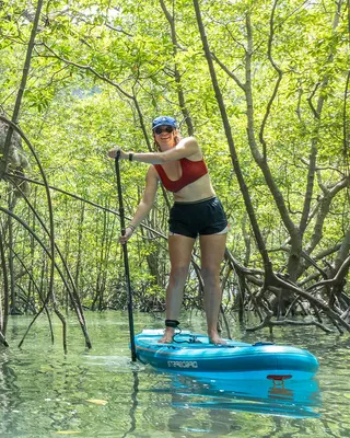 Надувная SUP-доска Starboard iGO Inflatable Board with Paddle — вид сбоку