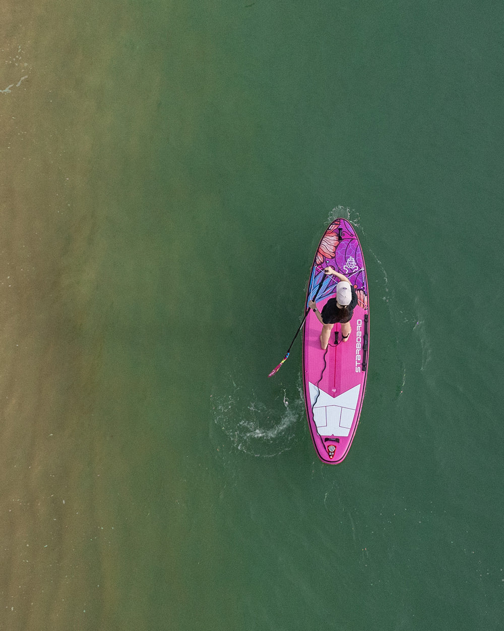 Надувная SUP-доска Starboard iGO Inflatable Paddleboard — вид сбоку