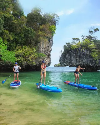 Надувная SUP-доска Starboard iGO Inflatable Paddleboard — крупный план