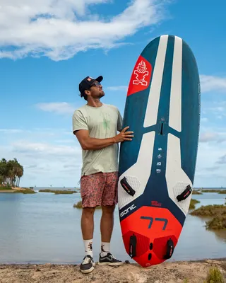 Виндсёрф-доска Starboard iSonic Windsurf Board — вид сверху
