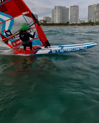 Виндсёрф-доска Starboard Phantom Race Windsurf Board — вид сбоку