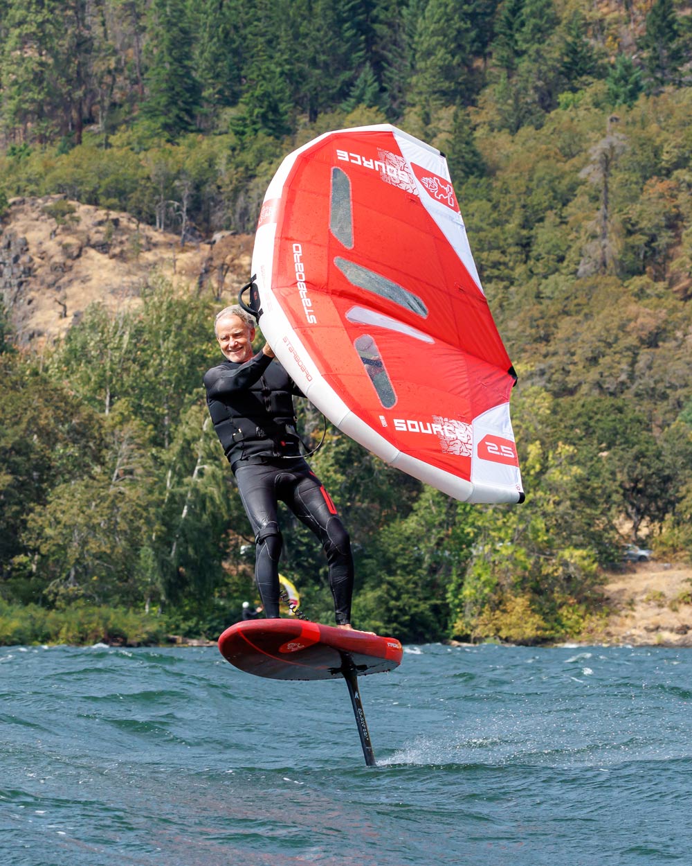 Винг Starboard Source Wing — в работе на воде