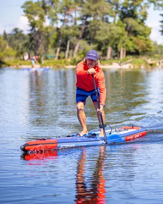 Надувная SUP-доска Starboard Sprint Inflatable Paddle Board — в работе на воде