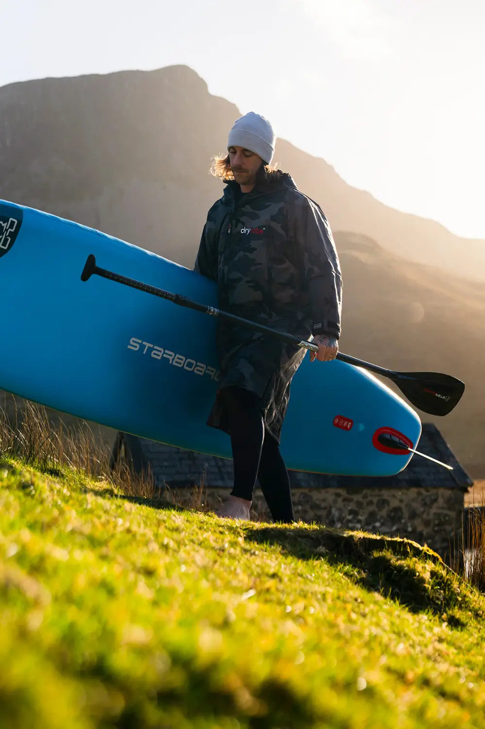 Надувная SUP-доска Starboard Touring Inflatable Board with Paddle — вид сбоку