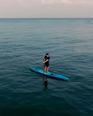 Надувная SUP-доска Starboard Touring One Inflatable Board with Paddle — вид сбоку