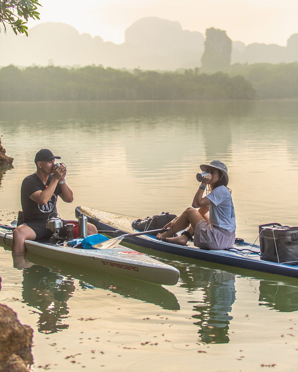 SUP-доска Starboard Touring Paddleboard — в работе на воде