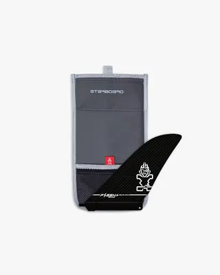 Плавник Starboard Flash + SUP Fin 204 - Prepreg Carbon — вид сбоку