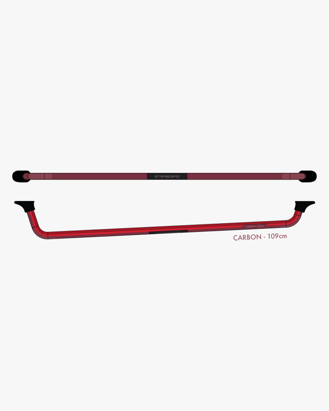 Винг Starboard Pistol Grip Wing Boom — close-up