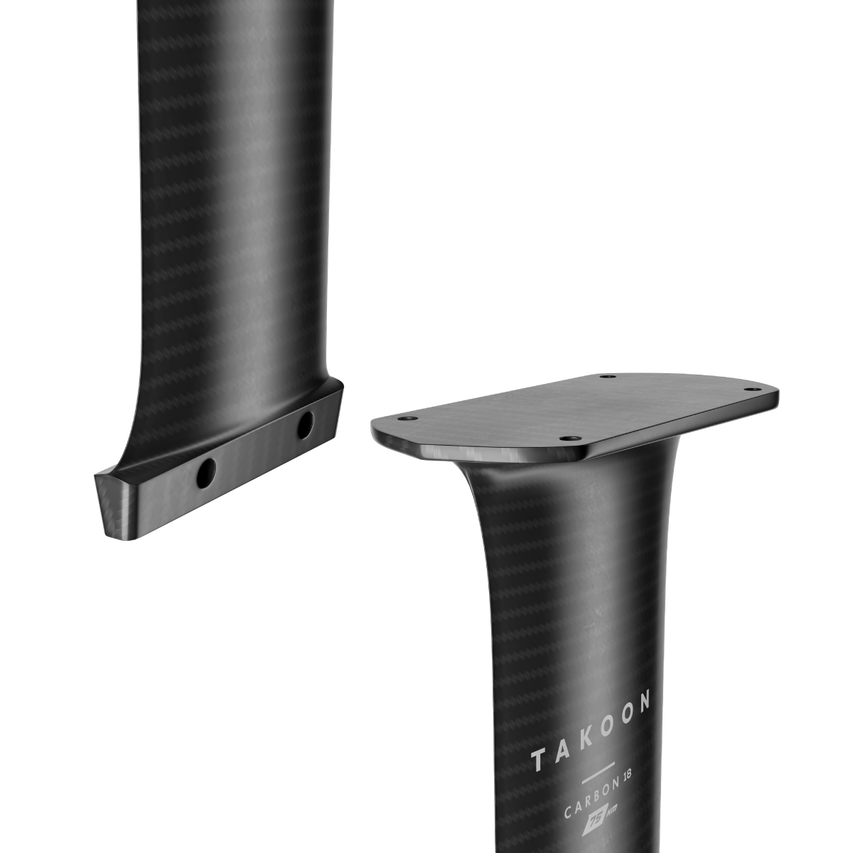 фойла Takoon Foil Carbon Mast HM 18mm Mast — top view