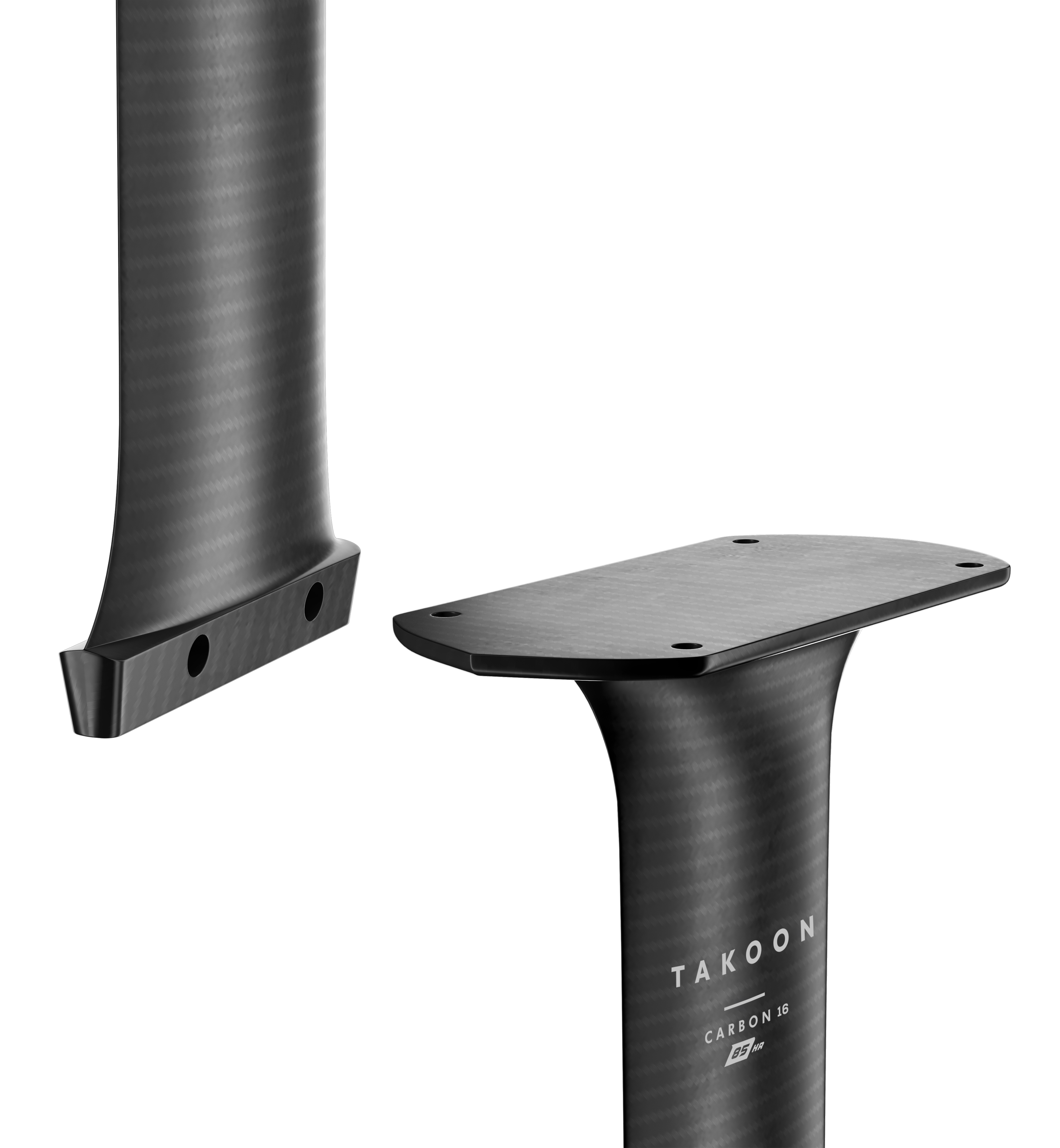 фойла Takoon Foil Carbon Mast HR 16 mm Mast — top view
