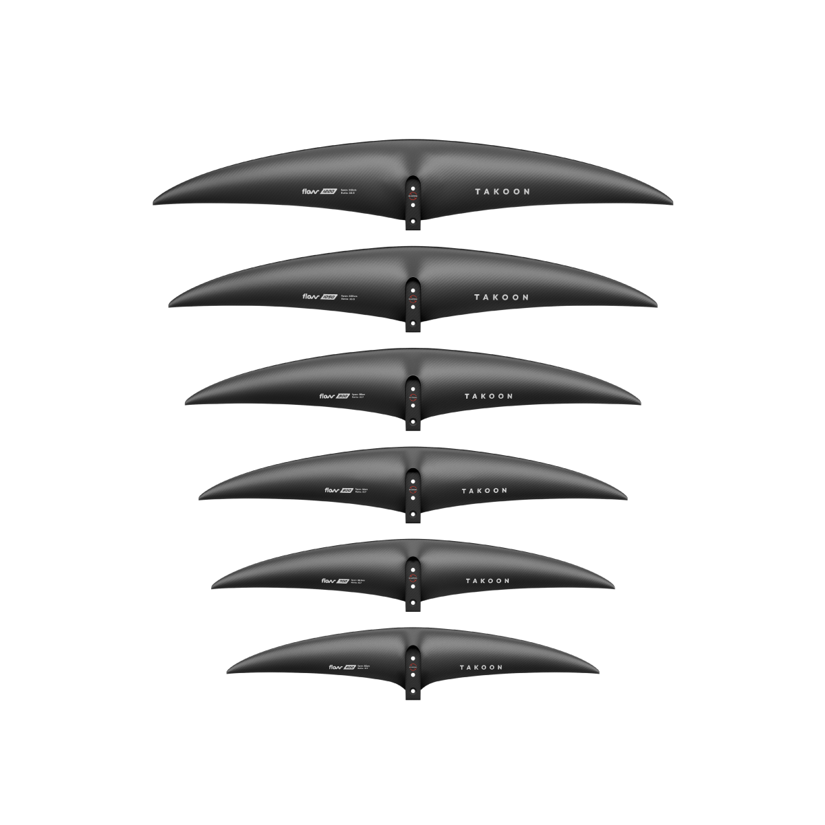 Переднее крыло фойла Takoon Foil Flow Front Wing — side view