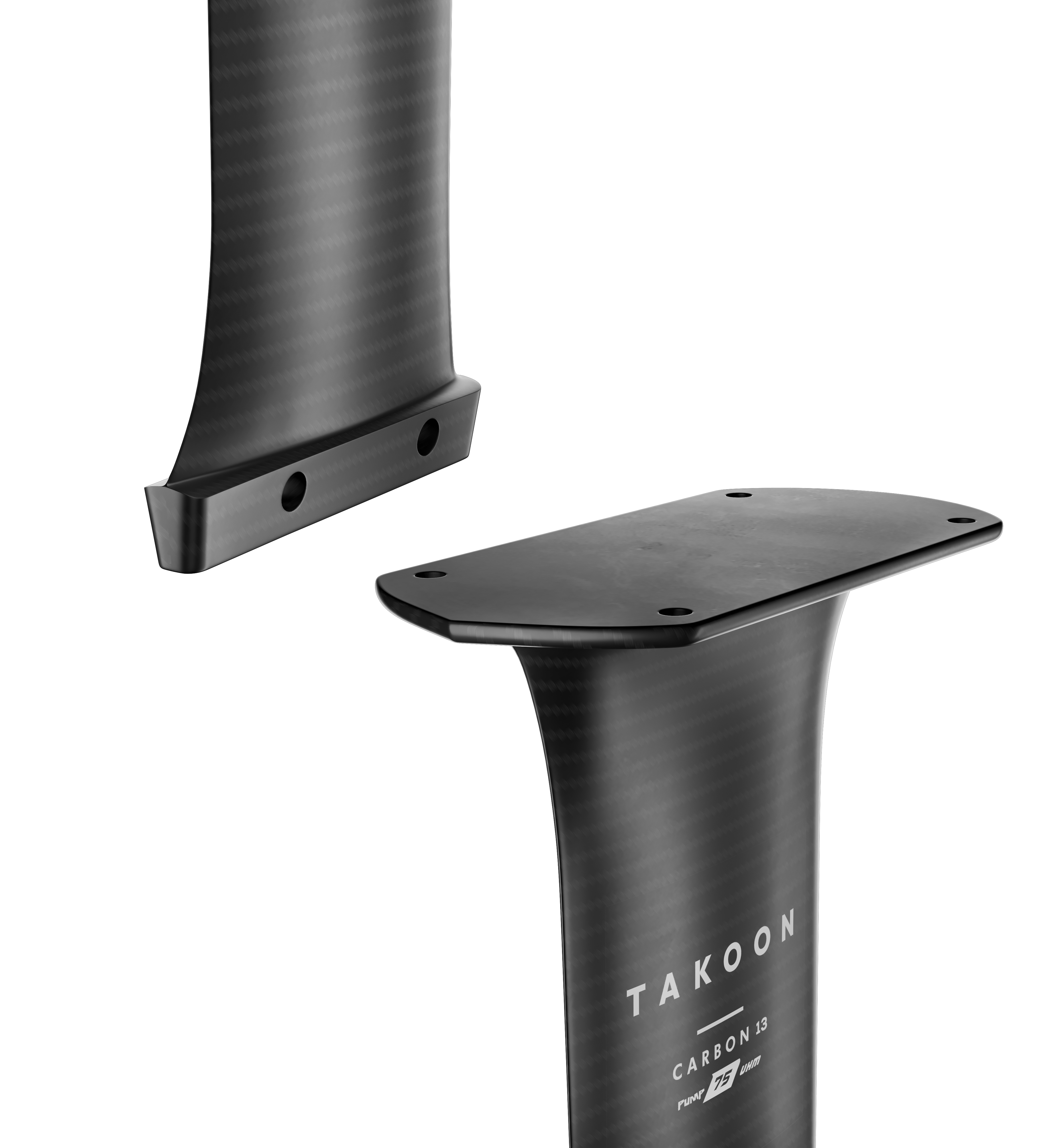 Takoon Carbon Mast UHM 13mm Special Pump Pump — top view