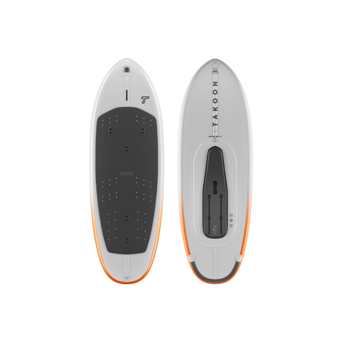 Доска для фойла Takoon Glide Air Midlength 2026 — вид сбоку