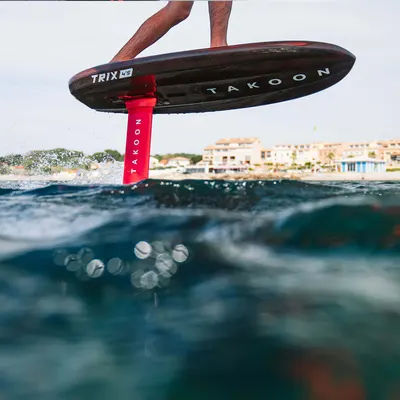 Мачта фойла Takoon Foil Aluminium Mast V1 X-Glide, красная — вид сбоку