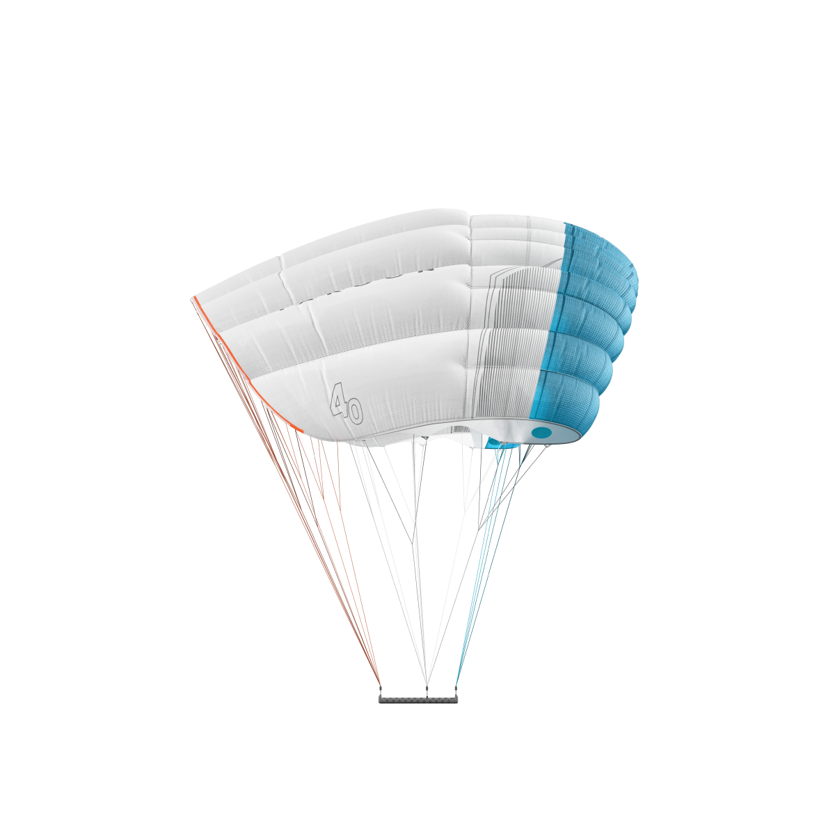 Паравинг Takoon Parawing Cloud — вид сбоку