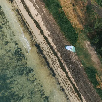 Ozone Alpha V3 Ultra-X Kite — top view