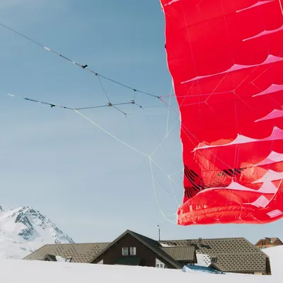 Ozone Explore V3 Kite — close-up