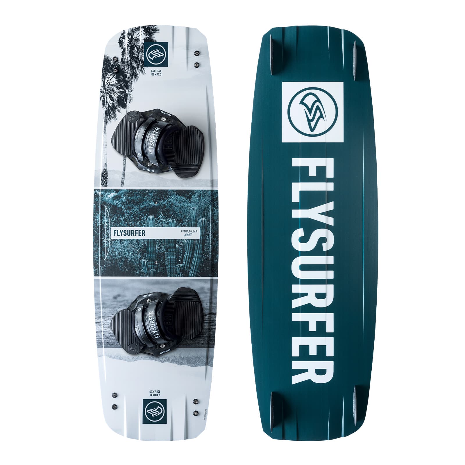 Flysurfer RADICAL7 Kiteboard — top view